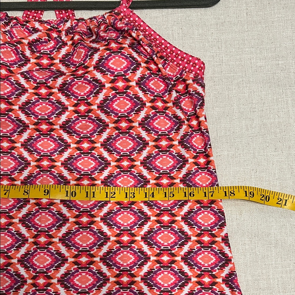 Prana Dress Women’s XL Pink Quin Geometric Mini Stretch Outdoor - Picture 9 of 15